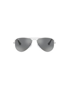 Ray-Ban Junior Aviator Silver / Grey Mirror Silver 0RJ9506S Sunglasses